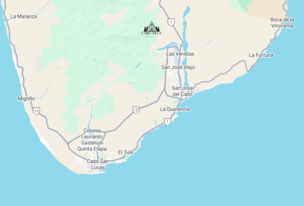 Cabo san lucas map , Cabo map Mexico